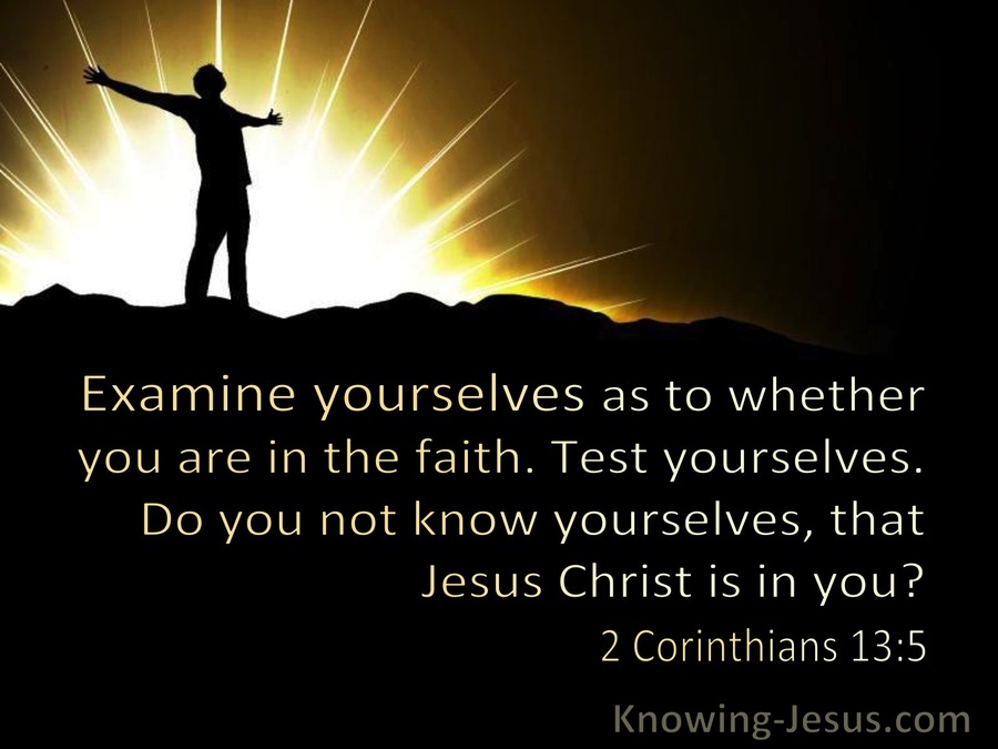 2 Corinthians 13:5 Examine Yourselves As To Whether You Are In The Faith (windows)08:29